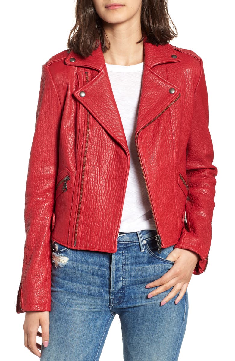 Rebecca Minkoff Wolf Leather Moto Jacket Nordstrom