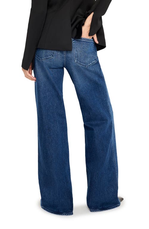 Shop Good American Good Skate High Waist Wide Leg Jeans In Bblue83