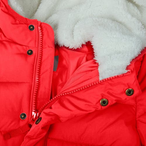 Primary Parka Puffer Coat In Tomato