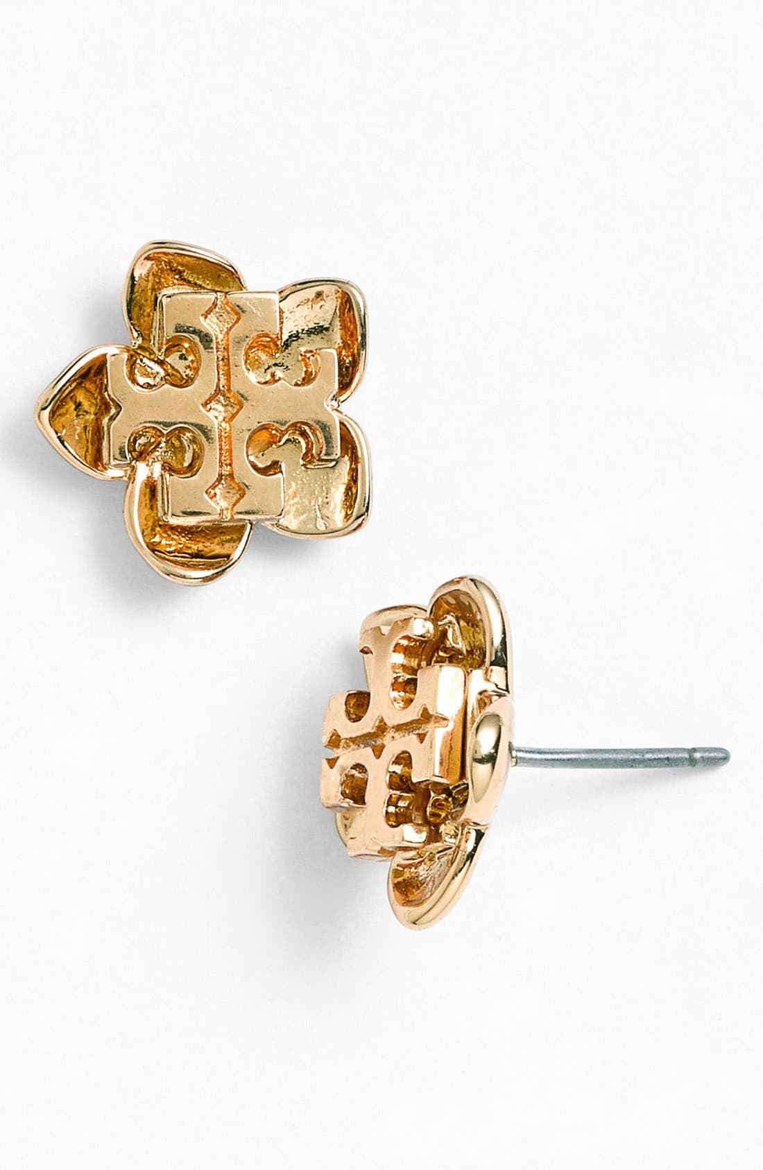 Tory Burch 'Cecily' Flower Logo Stud Earrings Nordstrom