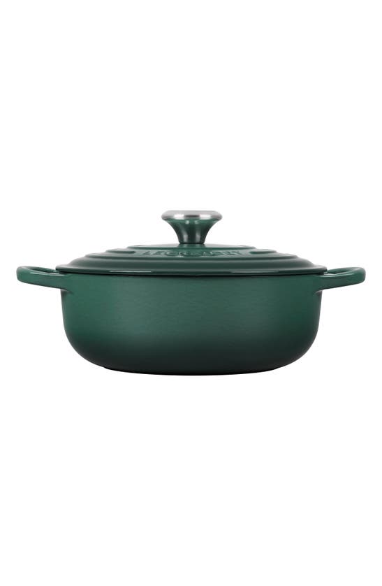 Shop Le Creuset Signature 3.5-quart Round Enamel Cast Iron French/dutch Oven In Artichaut