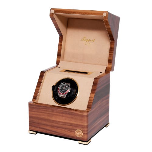 Shop Rapport London Perpetua Single Watch Winder In Walnut