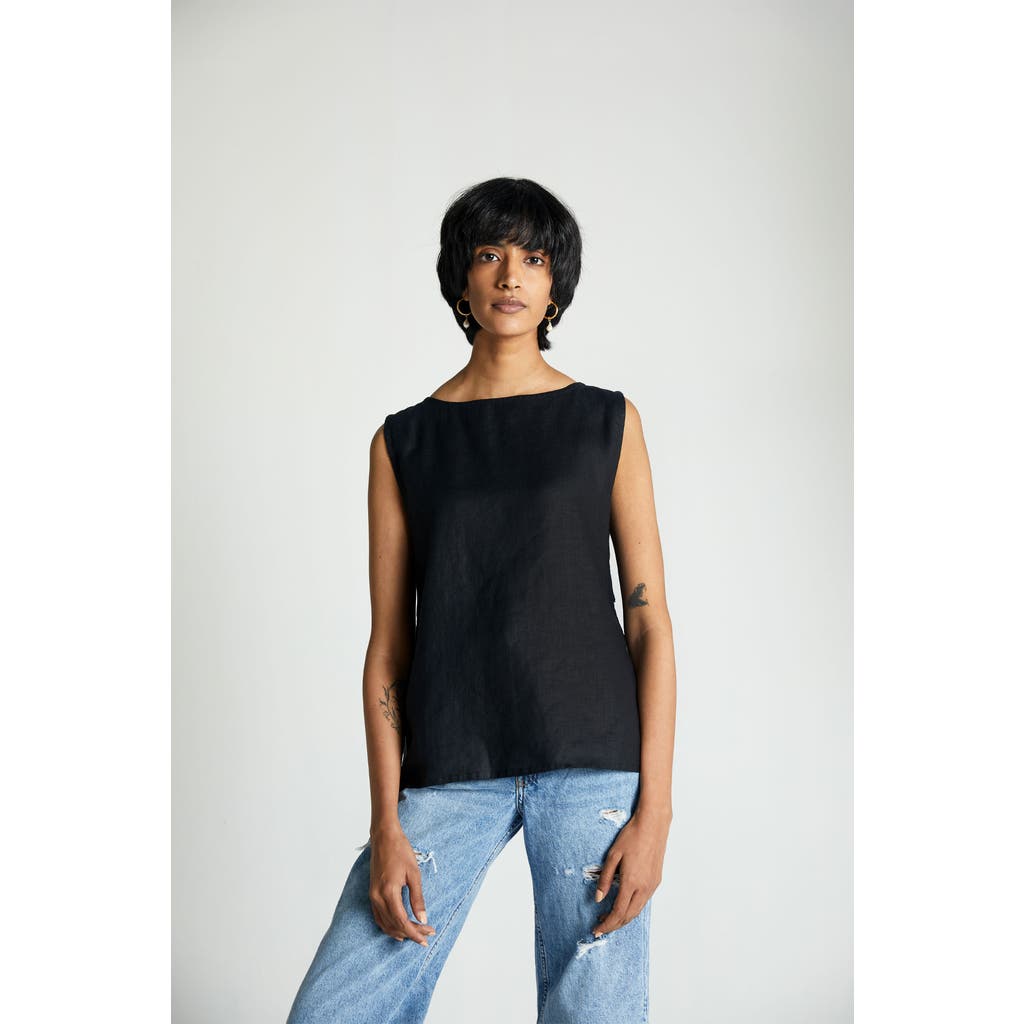 Reistor Women's The Black In Business Hemp Top In Black
