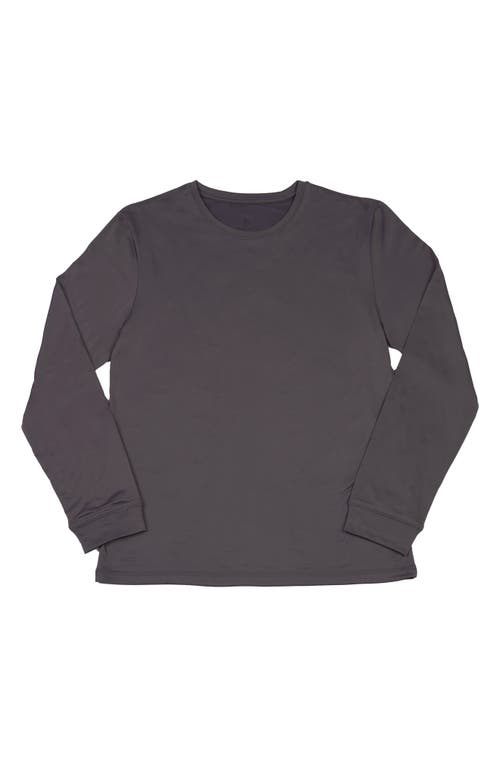 Rainforest Performance Base Layer Crewneck T-shirt In Charcoal