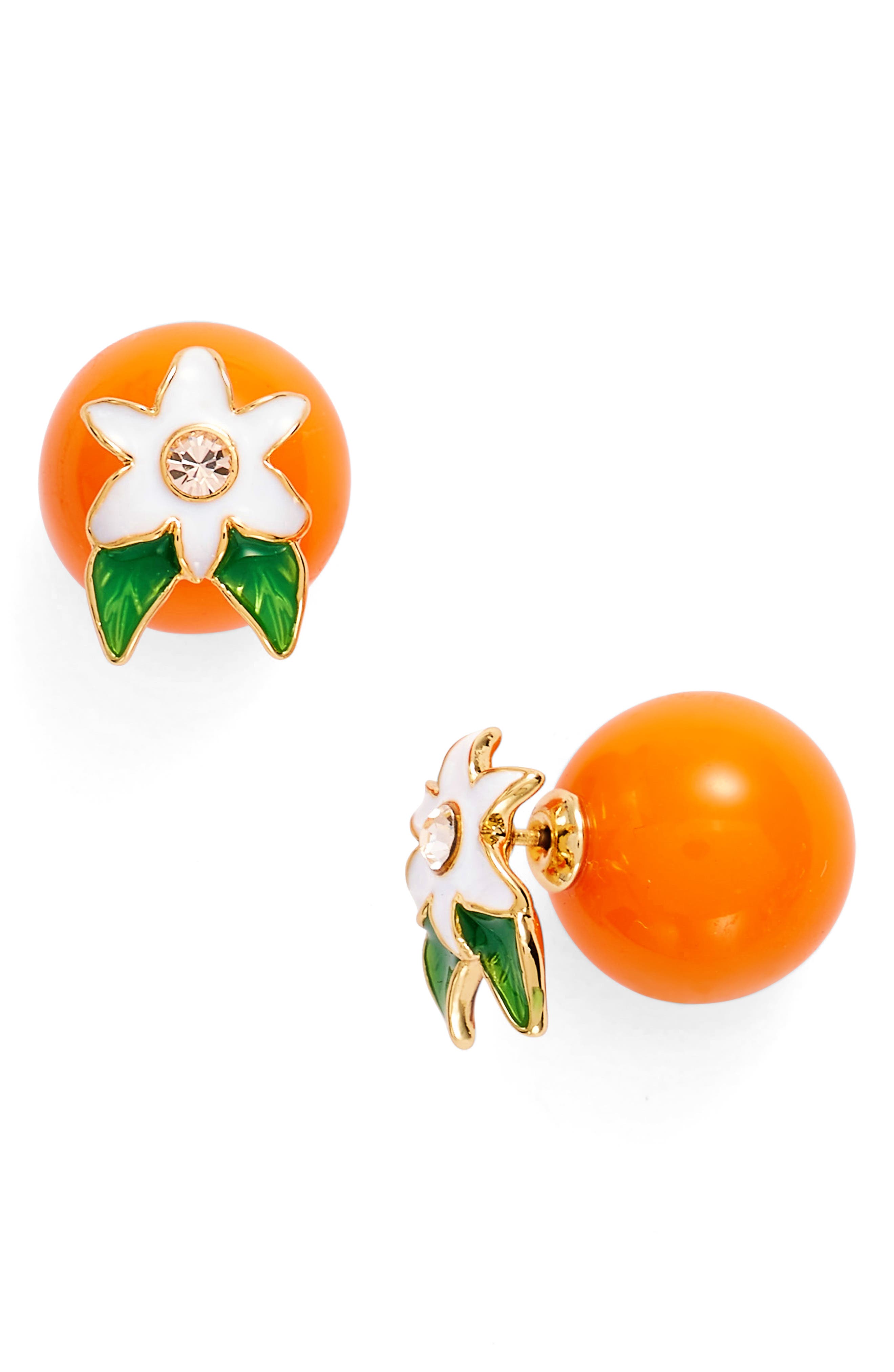 kate spade new york citrus crush reversible stud earrings Nordstrom