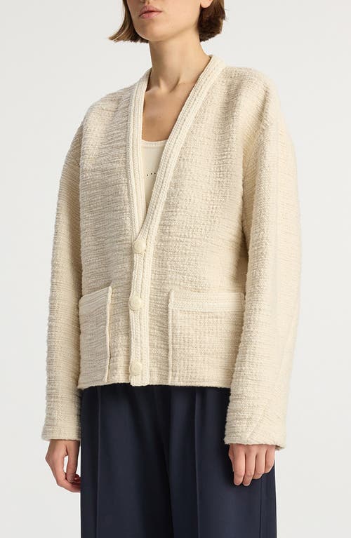 A.l.c Peyton Relaxed Knit Jacket In Buttercream