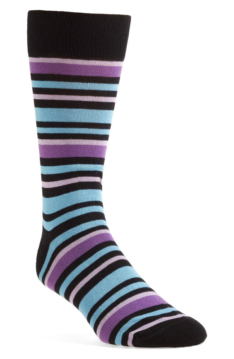 Lorenzo Uomo 'Alternating Stripe' Socks | Nordstrom