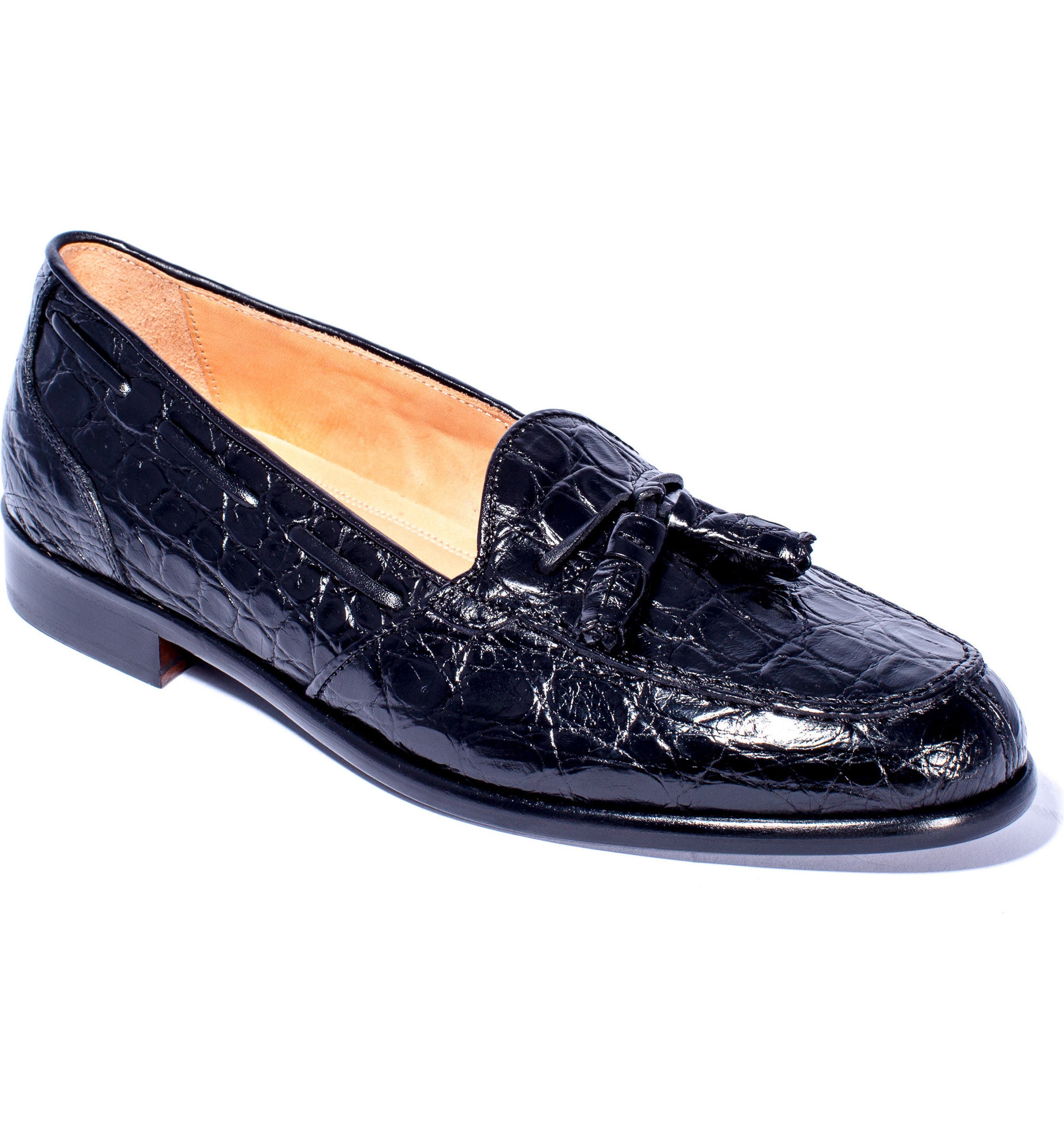 Zelli Franco Tassel Exotic Leather Loafer (Men) | Nordstrom