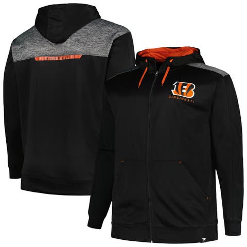 Cincinnati Bengals G-III Sports by Carl Banks Primary Logo Full-Zip Hoodie  - Black