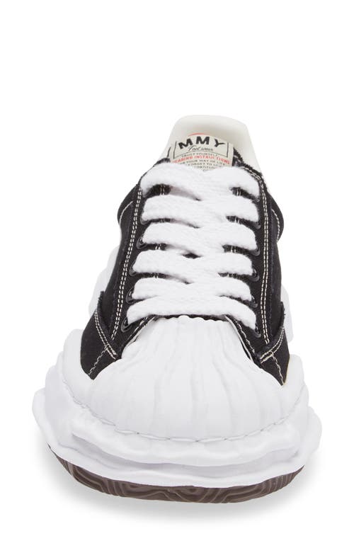 Miharayasuhiro Maison Mihara Yasuhiro Black Canvas Blakey Low Top Sneakers In Black