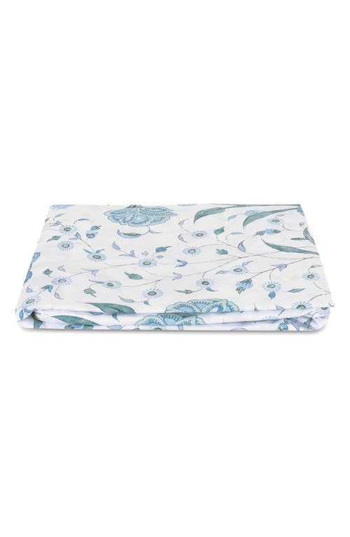 Matouk Khilana 500 Thread Count Fitted Sheet in Blue at Nordstrom