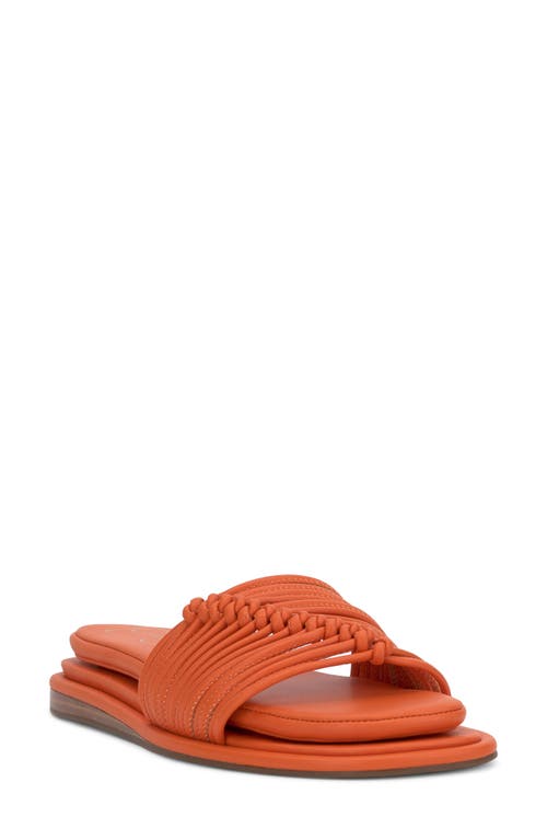 Belarina Slide Sandal in Tangerine