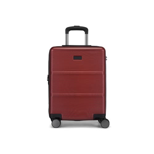 Shop Bugatti Brussels Hardside Carry-on Luggage With Spinner Wheels In Deepred