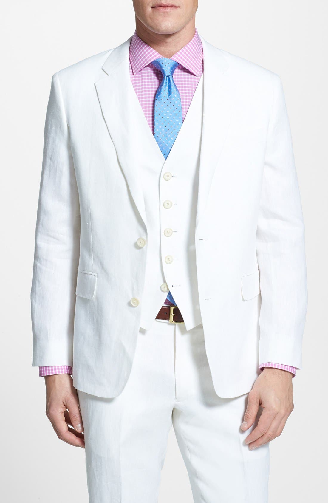 Nordstrom Men's Shop Trim Fit Linen Blazer Nordstrom