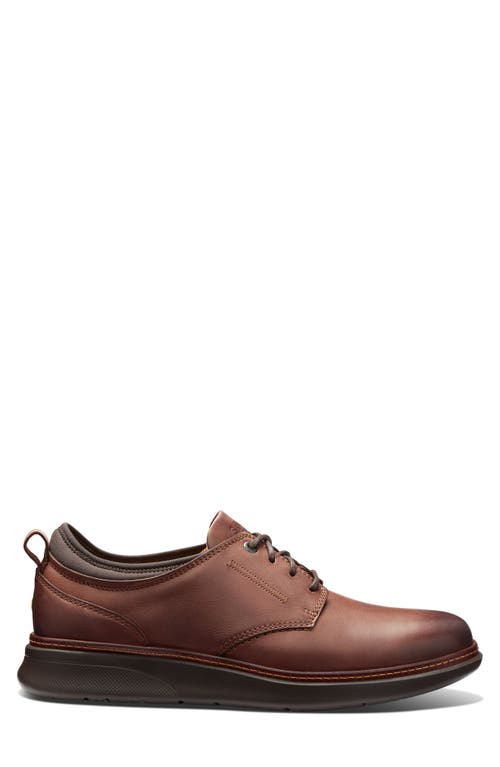 Shop Samuel Hubbard Rafael Plain Toe Derby In Chesnut Leather