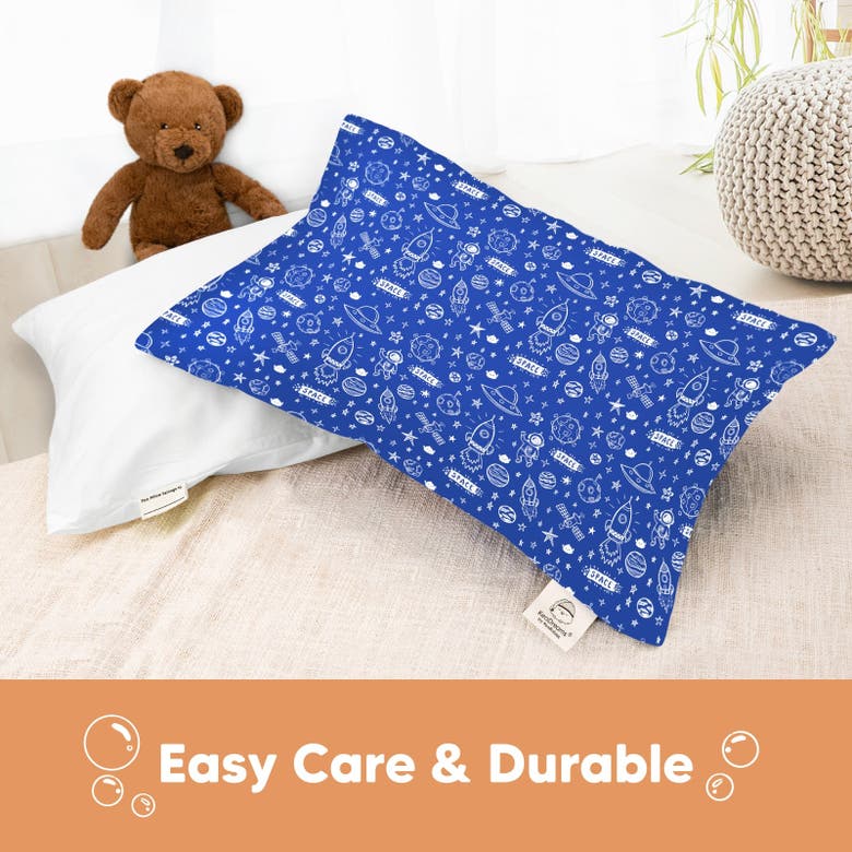 Keababies Printed Toddler Pillowcase 13x18" In Off To Space