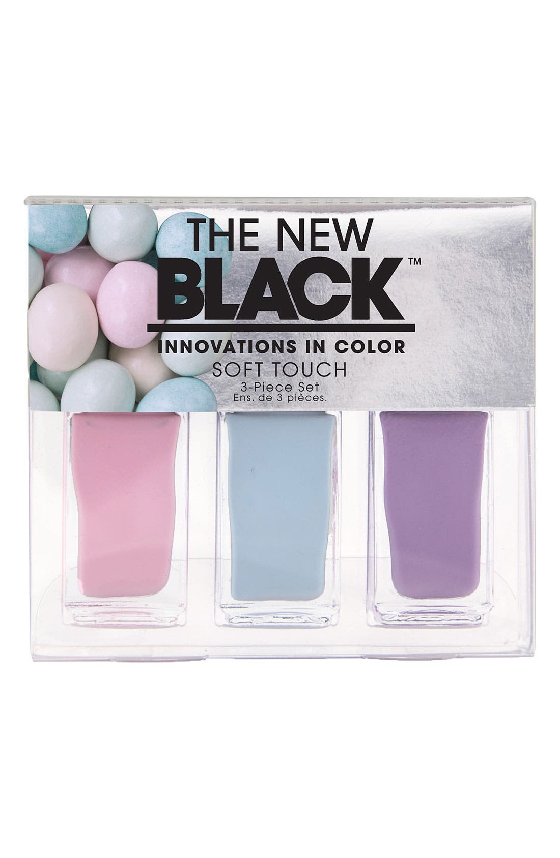 THE NEW BLACK 'I Want Candy Soft Touch' Nail Polish 3Piece Set