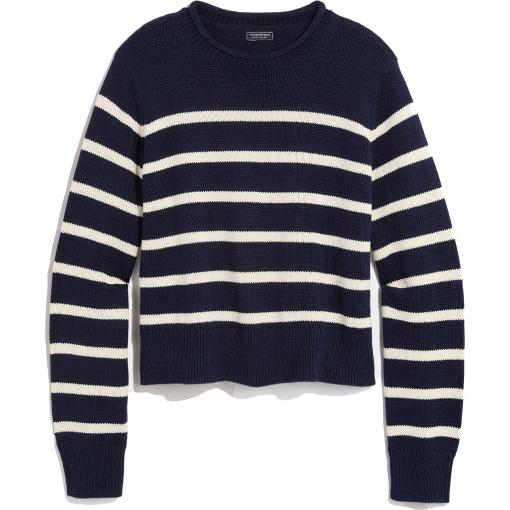 Vineyard Vines Crewneck Sweater In Caley Stripe