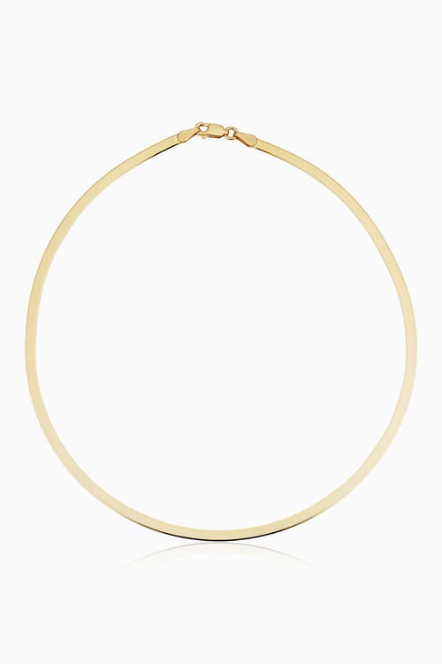 Shop Oradina 14k Yellow Gold Park Avenue Bold Herringbone Choker