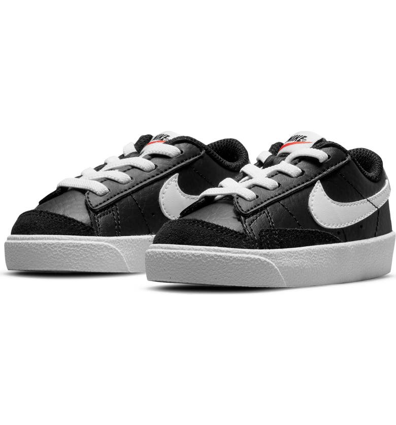 NIKE Kids' Blazer Low '77 Sneaker, Main, color, BLACK/ WHITE/ BLACK