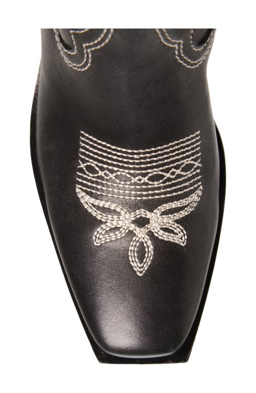 Loeffler Randall Wilder Western Boot In Black
