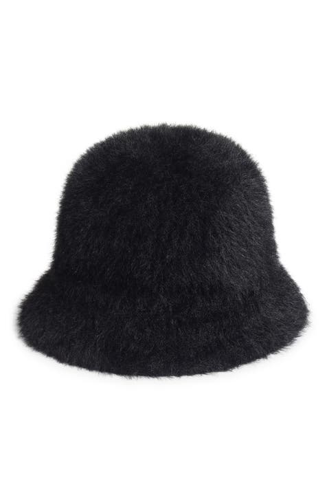 Faux Leather Bucket Hat Women, Bucket Winter Hats Women
