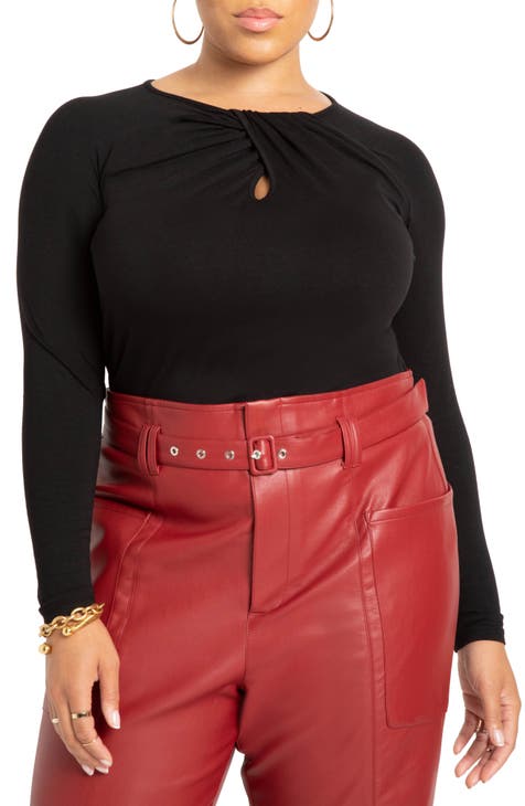 black long sleeve blouses | Nordstrom