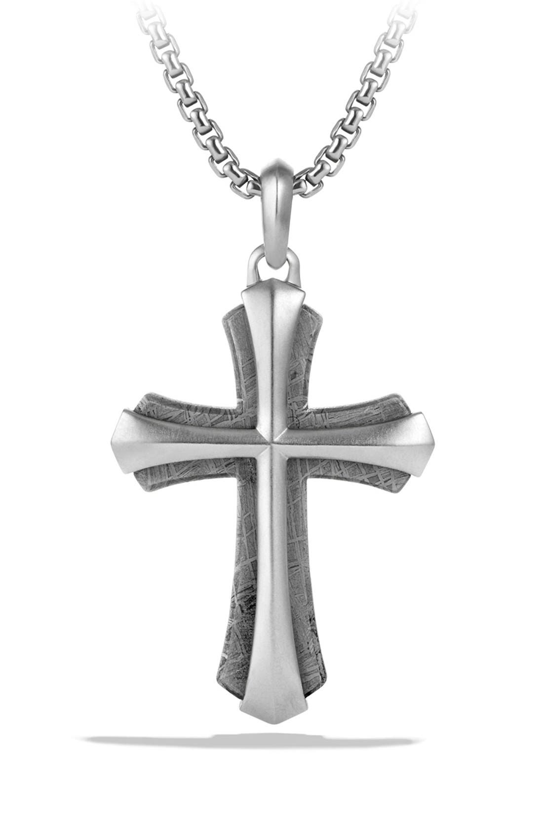 David Yurman Meteorite Armory Cross Necklace Nordstrom   Def9b745 6177 4d03 Bbaf 2dbbeefad696 