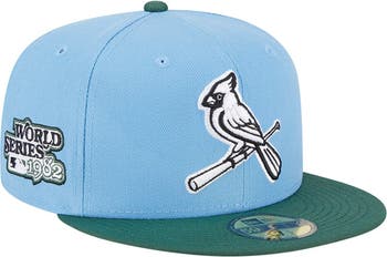 Men's New Era Light Blue St. Louis Cardinals Bird Cooperstown Collection  9FIFTY Snapback Adjustable Hat