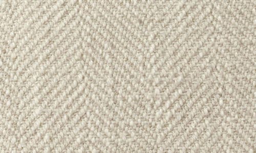 Coyuchi Canyon Organic Cotton Pillow Cover In Oyster Herringbone