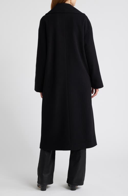 Hiso Isabella Wool Blend Coat In Black