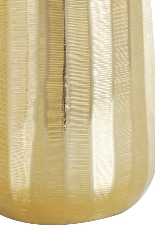 Vivian Lune Home Golden Set Of 2 Vase Set In Gold