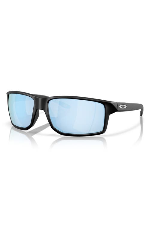 Oakley Gibston Xl 62mm Rectangular Sunglasses In Matte Black