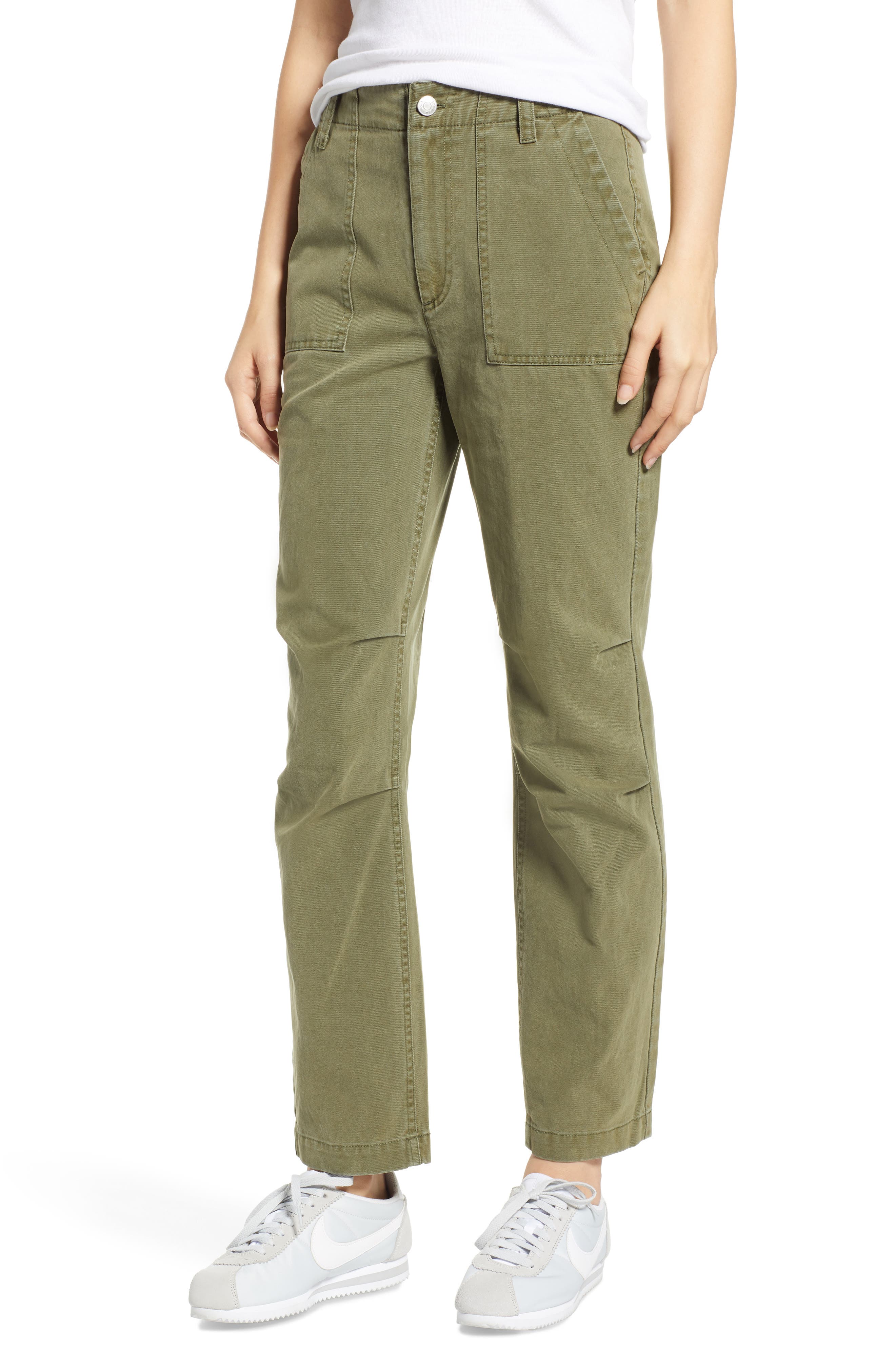 twill utility pants