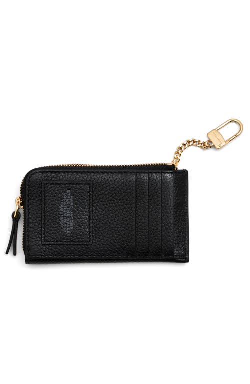 Shop Marc Jacobs The Top Zip Multi Leather Wallet In Black