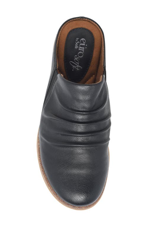 Eurosoft Laralyn Ruched Mule In Black