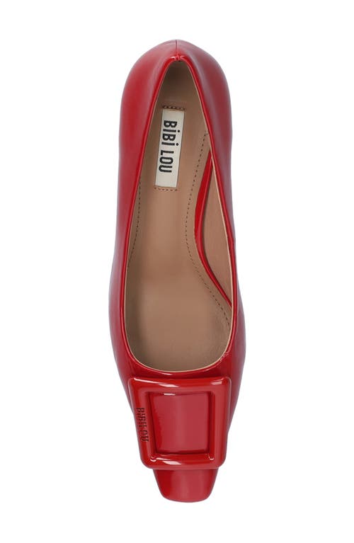 Bibi Lou Poznan Buckle Pump In Rojo