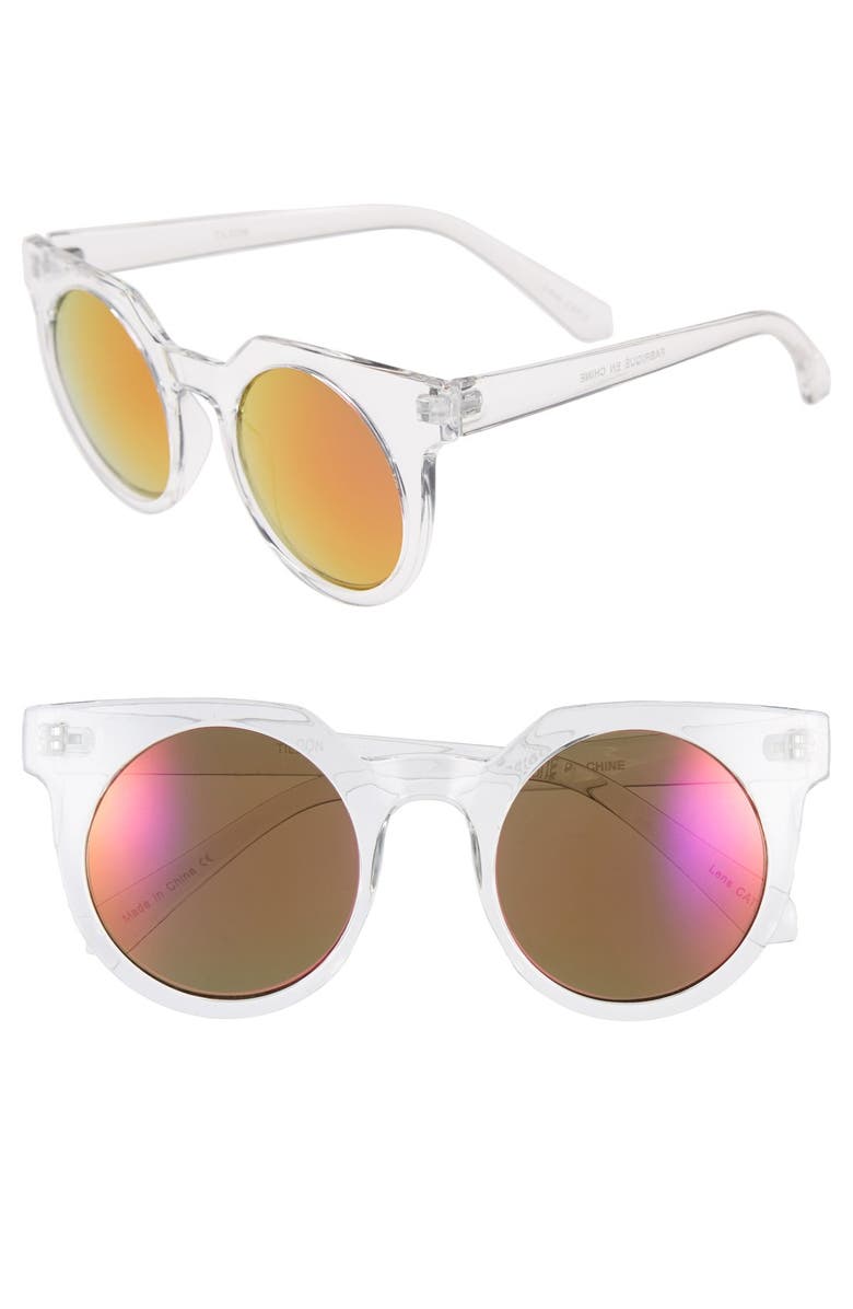 Tildon 45mm Mirrored Cat Eye Sunglasses | Nordstrom