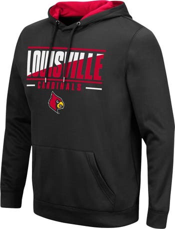 Men's Red Louisville Cardinals Origin Pullover Hoodie 