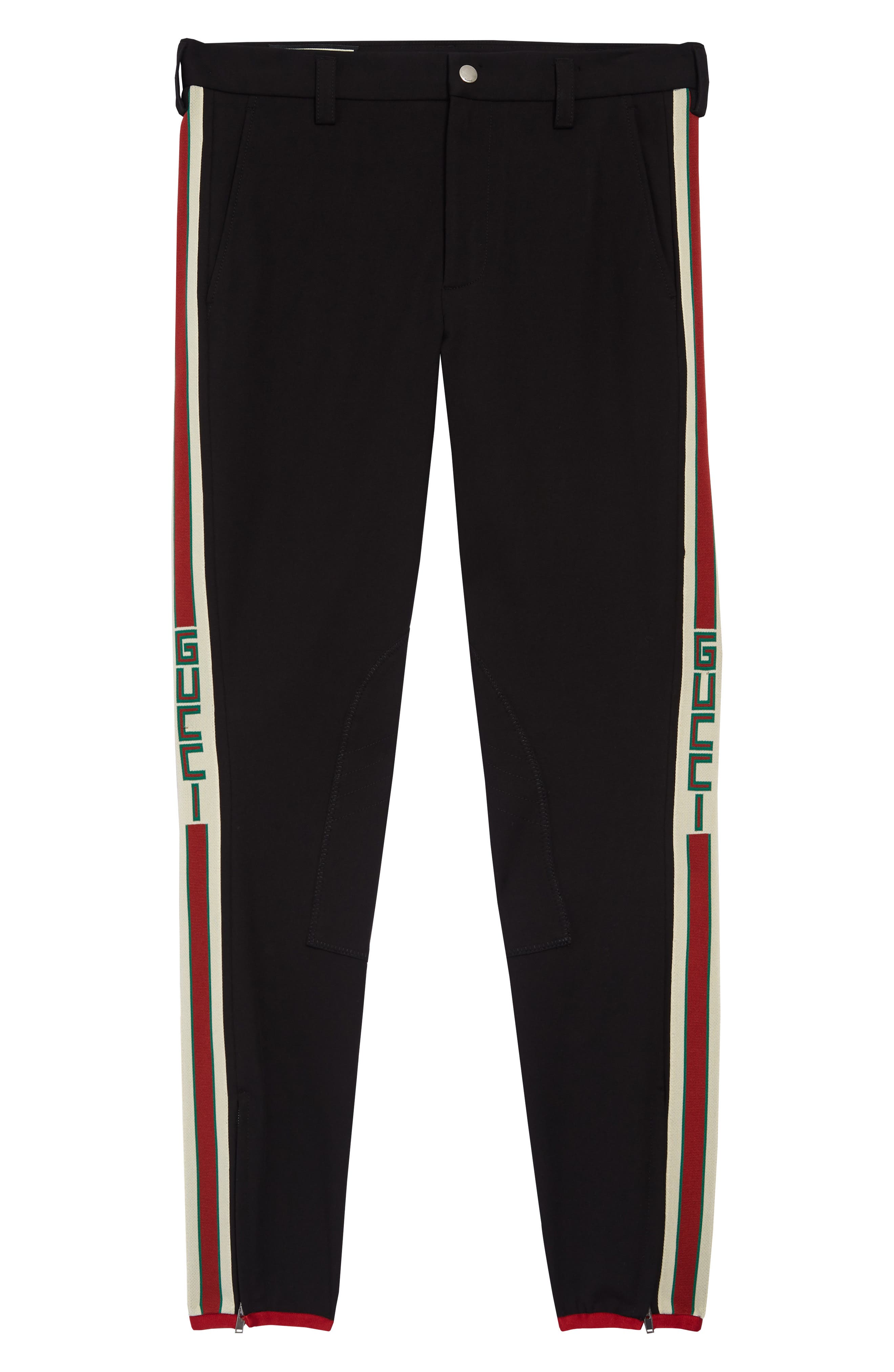 gucci side stripe jeans