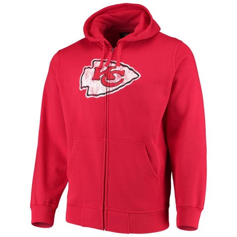 Men's Starter Red Kansas City Chiefs Extreme Full-Zip Hoodie Jacket