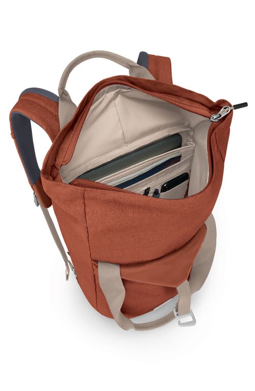 Osprey Arcane Tote Pack In Porcelain Orange Heather
