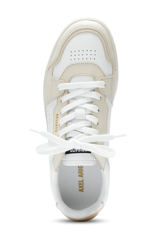 Shop Axel Arigato Dice Lo Sneaker In White / Gold