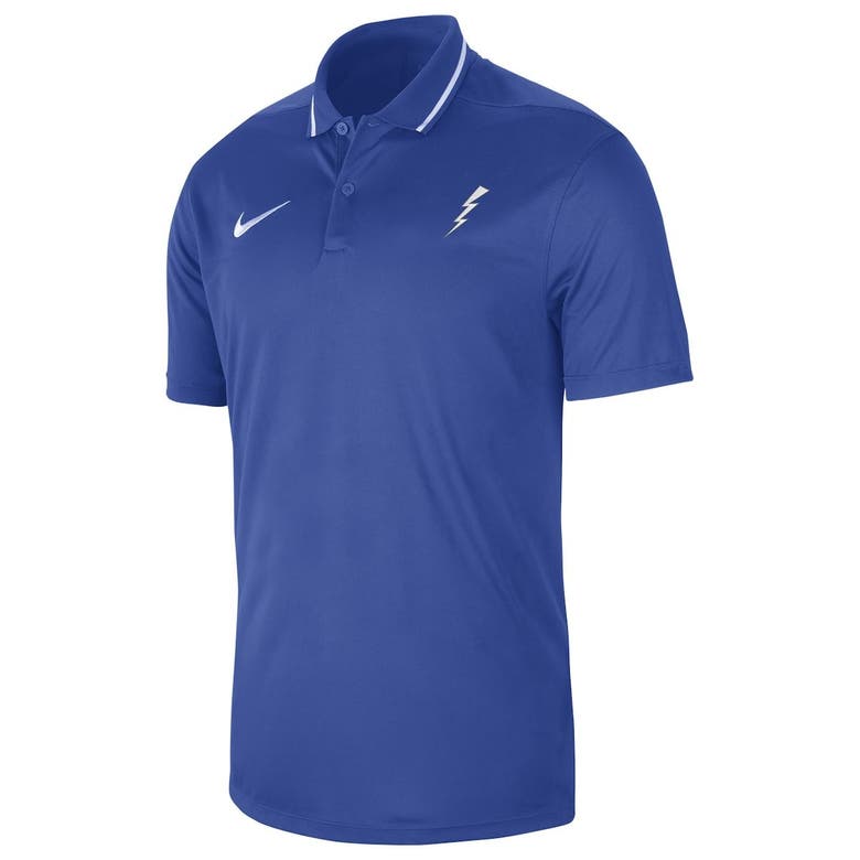 Men's Nike Royal Air Force Falcons 2023 Sideline Coaches Performance Polo