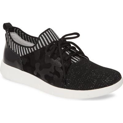 Johnston & Murphy Tamara Low Top Sneaker, Black