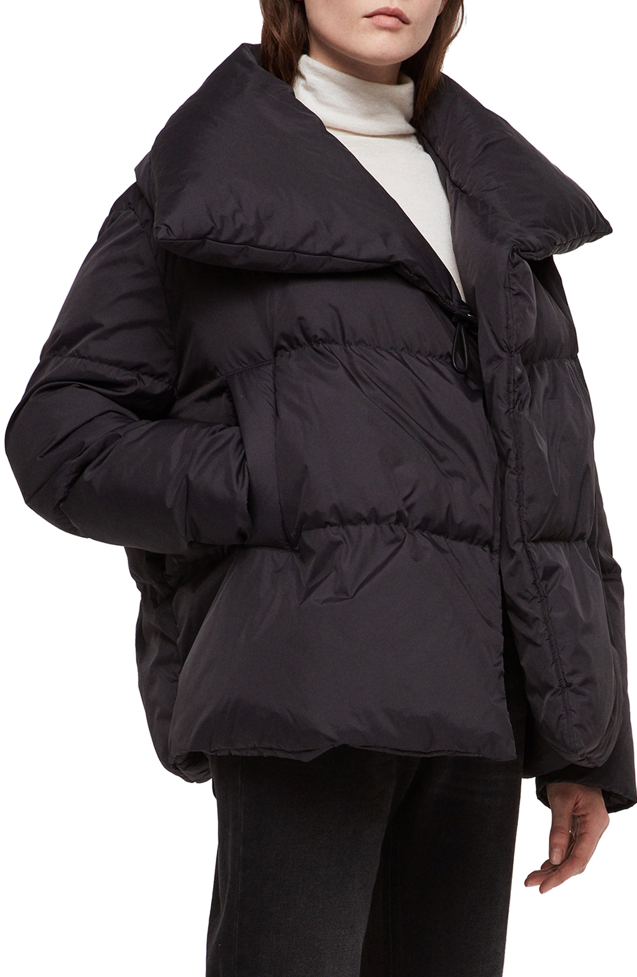 all saints puffer jacket