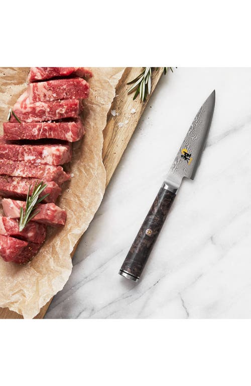 Miyabi 5000mcd Artisan 3.5-inch Paring Knife In Stainless Steel