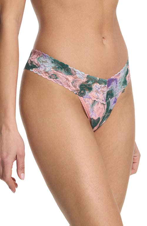 Shop Hanky Panky Print Low Rise Thong In Painter