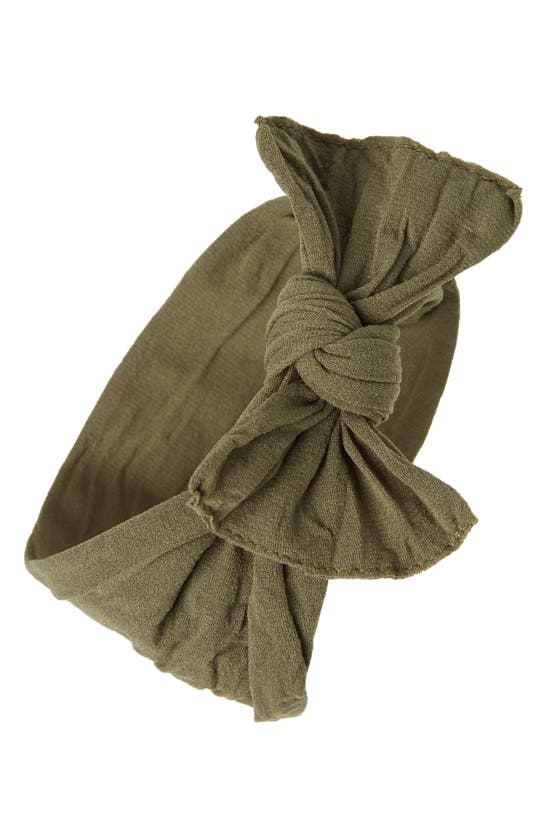 Baby Bling Headband In Army Green