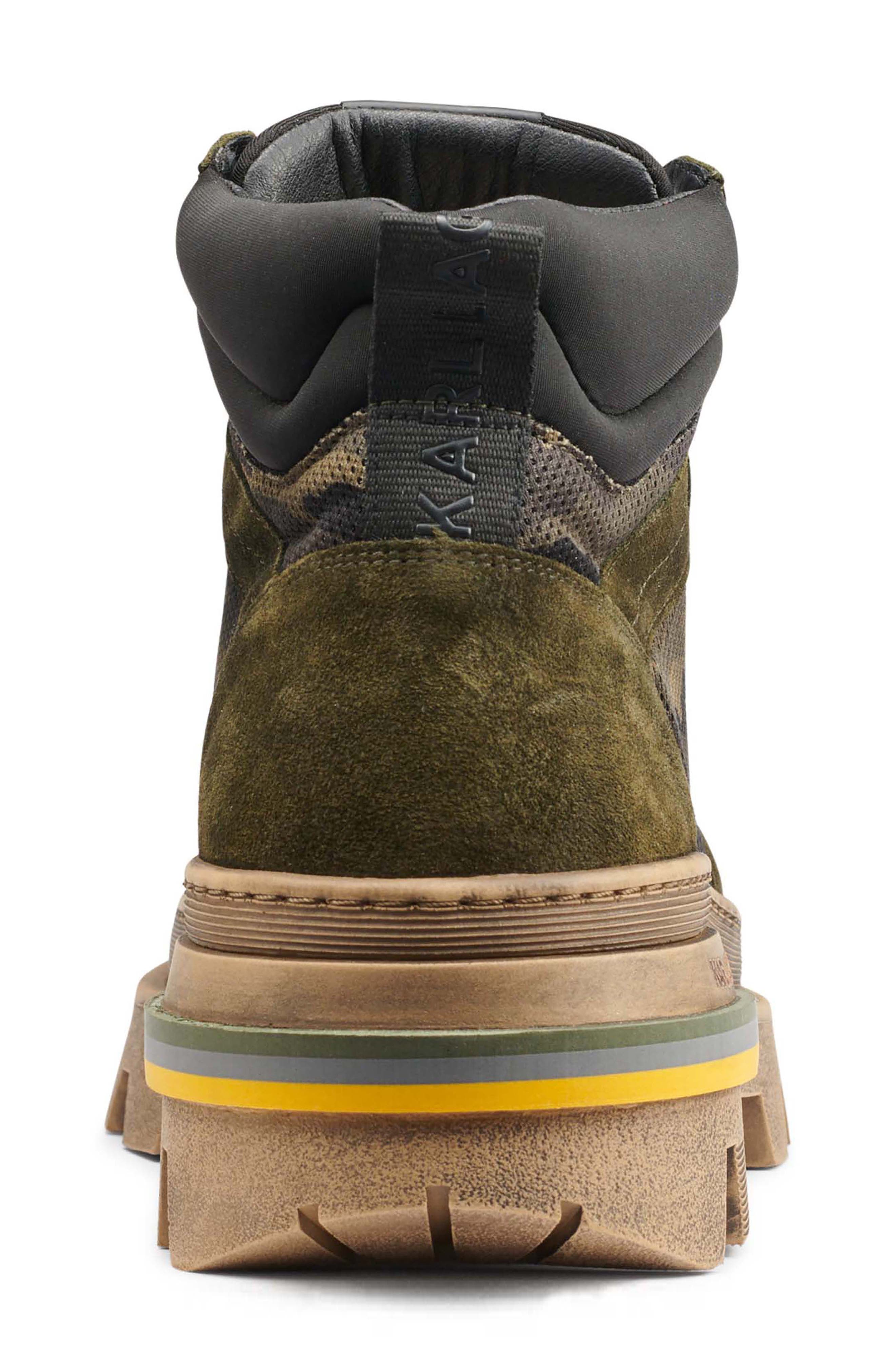 Karl Lagerfeld Paris Camo Combat Boot 